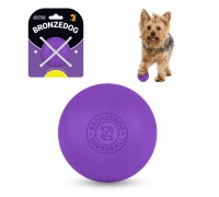 Іграшка для собак Bronzedog Superball 5 см фіолетовий