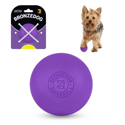 Игрушка для собак Bronzedog Superball 5 см фиолетовый
