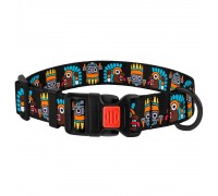 Ошейник для Собак BronzeDog Urban Ацтек Нейлоновый c Пластиковой Пряжкой