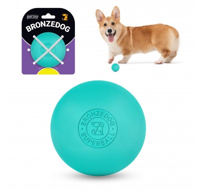 Іграшка для собак Bronzedog Superball 6 см блакитний