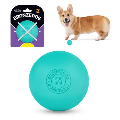 Игрушка для собак Bronzedog Superball 6 см голубой