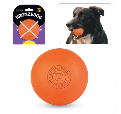 Іграшка для собак Bronzedog Superball 6 см помаранчевий