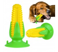 Игрушка для собак Bronzedog PetFun Кукуруза на Присоске с Пищалкой 16 х 9 см