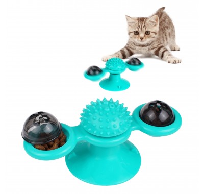 Іграшка для котів Bronzedog PetFun Карусель з котячою м'ятою та світлодіодною кулькою