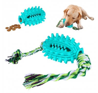 Игрушка Для Собак Bronzedog Petfun Dental Спайк с Канатом 8 х 13 см