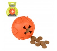 Игрушка для собак Bronzedog SMART мотивационная Мяч 7 х 9 см оранжевый