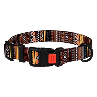 Ошейник для Собак BronzeDog Urban Этнический Нейлоновый c Пластиковой Пряжкой