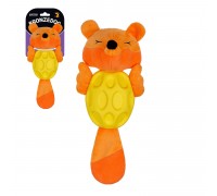 Іграшка для Собак BronzeDog Jumble М'яка Звукова Лисиця 27 см оранжева