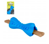 Игрушка для собак Bronzedog SMART мотивационная Кость 12 х 5 см синяя