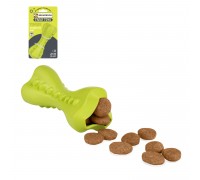 Игрушка для собак Bronzedog SMART мотивационная Кость 12 х 5 см салатовая