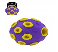 Игрушка для собак Bronzedog Jumble Airball 12 см фиолетово-желтый