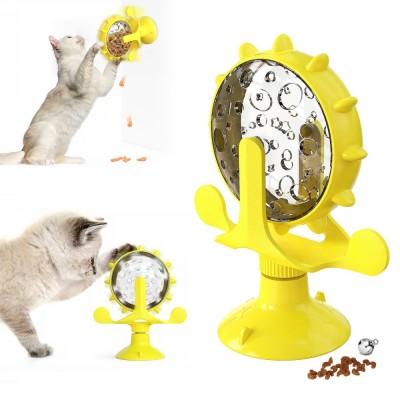 Іграшка для котів Bronzedog PetFun Годівниця на присосці жовта