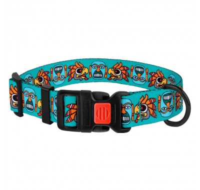 Ошейник для Собак BronzeDog Urban Ацтек Нейлоновый c Пластиковой Пряжкой