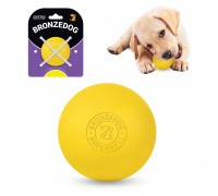 Игрушка для собак Bronzedog Superball 5 см желтый