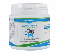 Вітаміни Canina Biotin Forte Tabletten для собак, інтенсивний курс для шерсті, 100 г (30 табл) 101092