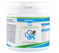 Витамины Canina V25 Vitamintabletten для собак, поливитаминный комплекс, 100 г (30 табл) 110100