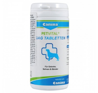 Вітаміни Canina Petvital GAG для собак, глюкозамін з екстрактом мідій, для зв'язок та суглобів, 90 г (90 табл) 723300