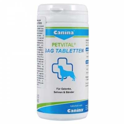 Вітаміни Canina Petvital GAG для собак, глюкозамін з екстрактом мідій, для зв'язок та суглобів, 90 г (90 табл) 723300