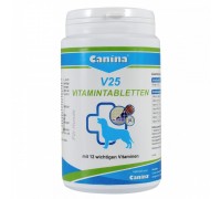 Витамины Canina V25 Vitamintabletten для собак, поливитаминный комплекс, 200 г (60 табл) 110117