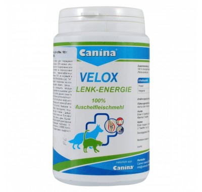 Вітаміни Canina Velox Gelenkenergie для котів та собак, порошок з високим вмістом глюкозаміногліканів, 150 г 701902