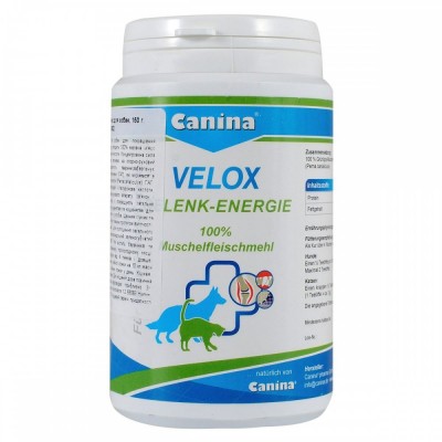 Вітаміни Canina Velox Gelenkenergie для котів та собак, порошок з високим вмістом глюкозаміногліканів, 150 г 701902