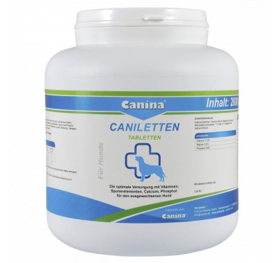 Вітаміни Canina Caniletten комплекс для дорослих собак, 2000 г (1000 табл) 120321
