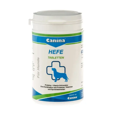 Вітаміни Canina Hefe для собак, дріжджові таблетки з ензимами, 250 г (310 табл) 130009