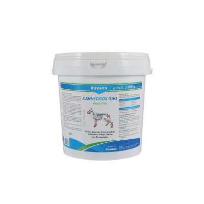 Витамины Canina Canhydrox GAG для собак, при проблемах с суставами и мышцами, 2 кг (1200 таб) 123537