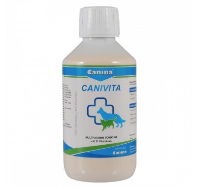 Вітамінізований тонік Canina Canivita для кішок та собак, зі швидким ефектом, універсальний, 250 мл 110018