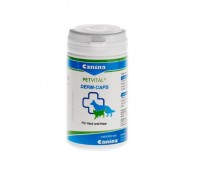 Вітаміни Canina PetVital Dеrm-Caps для собак та котів, для проблемної шерсті, 40 г (100 табл) 702121
