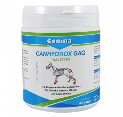 Вітаміни Canina Canhydrox GAG для собак, при проблемах із суглобами та м'язами, 600 г (360 таб) 123513