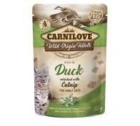 Вологий корм для котів Carnilove Сat з качкою та котячою м'ятою 85 г 100385