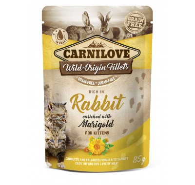 Вологий корм для кошенят Carnilove Сat з кроликом та календулою 85 г 100479
