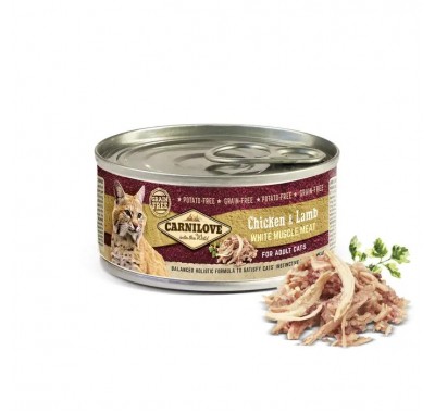 Вологий корм для кішок Carnilove Chicken & Lamb (курка та ягня) 100 г 8936