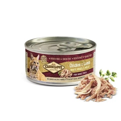 Вологий корм для кішок Carnilove Chicken & Lamb (курка та ягня) 100 г 8936