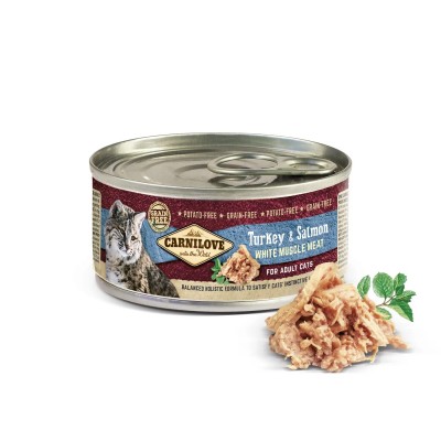 Вологий корм для кішок Carnilove Salmon & Turkey (лосось та індичка)100 г 8998
