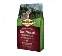 Сухий корм для кішок Carnilove Cat Duck&Pheasant Hairball Controll з качкою та фазаном 2 кг 170197