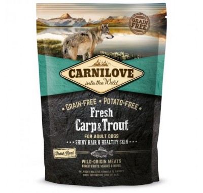 Сухий корм Carnilove Dog Fresh Carp & Trout Sterilised for Adult для дорослих собак з коропом та фореллю 1,5 кг 170871