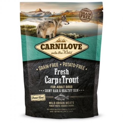 Сухий корм Carnilove Dog Fresh Carp & Trout Sterilised for Adult для дорослих собак з коропом та фореллю 1,5 кг 170871