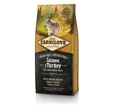 Сухий корм для собак великих порід Carnilove Salmon & Turkey Large Breed з лососем та індичкою 12 кг 150821