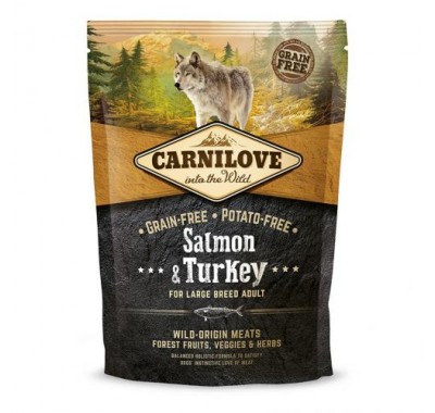 Сухий корм для собак великих порід Carnilove Salmon & Turkey Large Breed з лососем та індичкою 1,5 кг 150828