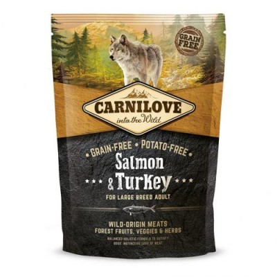Сухий корм для собак великих порід Carnilove Salmon & Turkey Large Breed з лососем та індичкою 1,5 кг 150828