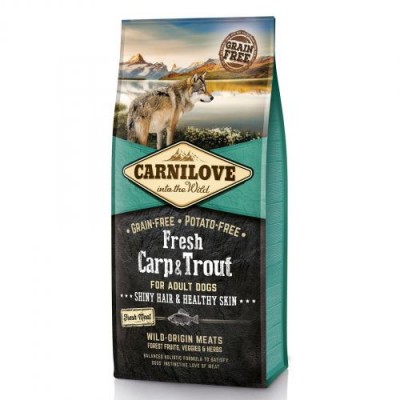 Сухий корм Carnilove Dog Fresh Carp & Trout Sterilised for Adult для дорослих собак з коропом та фореллю 12 кг 170872