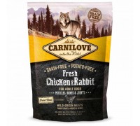 Сухой корм Carnilove Dog Fresh Chicken & Rabbit for Adult для взрослых собак с курицей и кроликом 1,5 кг 170867