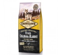 Сухий корм Carnilove Dog Fresh Chicken & Rabbit for Adult для дорослих собак з куркою та кроликом 12 кг 170868