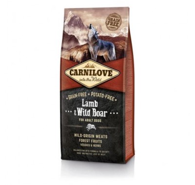 Сухий корм для собак Carnilove Lamb & Wild Boar з ягнятком та м'ясом дикого кабана 12 кг 150817