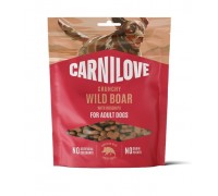 Ласощі для собак Carnilove Crunchy Snack Wild Boar with Rosehips хрусткі дикий кабан і шипшина 200г, 100797
