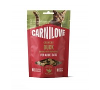 Ласощі хрусткі для кішок Carnilove Crunchy Snack Duck with Raspberries качка та малина 50г, 100792