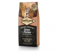 Сухий корм для цуценят великих порід Carnilove Salmon & Turkey Large Breed Puppy з лососем та індичкою 12 кг 150816