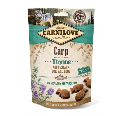 Лакомство для собак Carnilove Dog Semi Moist карп, тимьян для собак 200 г 111374
